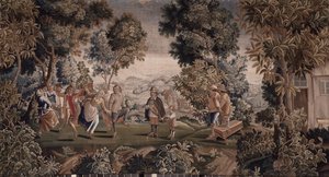 Countryside Scene of Flanders 18th century by Artist Unknown