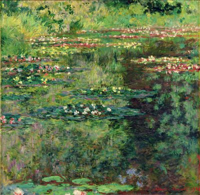 The Waterlily Pond by Claude Monet