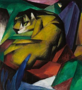 The Tiger by Franz Marc