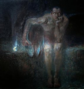 Lucifer by Franz von Stuck