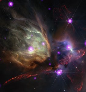 Rho Ophiuchi Composite by James Webb Space Telescope (NASA)