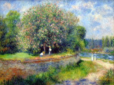 Blooming Chestnut Tree by Pierre-Auguste Renoir