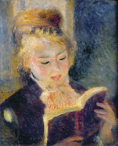 Girl Reading, 1874 by Pierre-Auguste Renoir