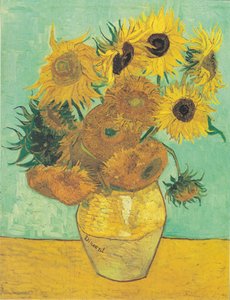 Twelve Sunflowers in a Vase by Vincent van Gogh