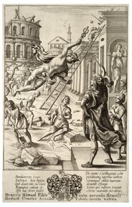 Mercury and Aeneas (State 3) by Wenceslaus Hollar